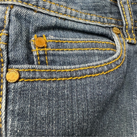 Michael Kors Low Rise Skinny Dark Wash Denim Women’s Blue Jeans, Size 4P - Picture 5 of 8